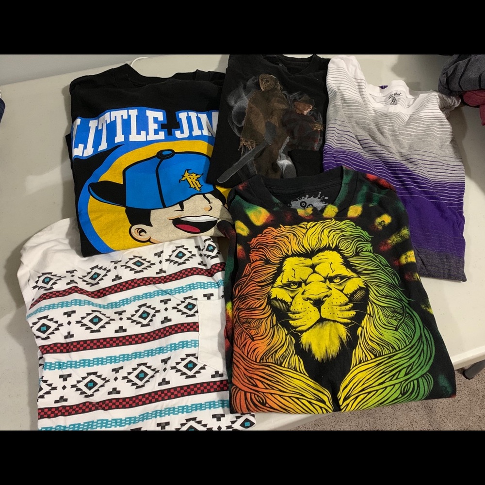 Variety of shirts